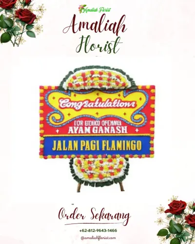 Bunga Papan Congratulation di Sigeblog
